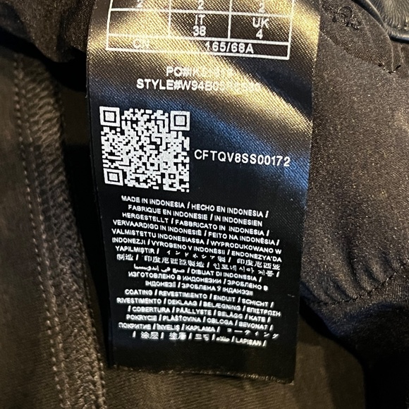 Guess Black Faux-Leather Pants Size 2 - Picture 6 of 10